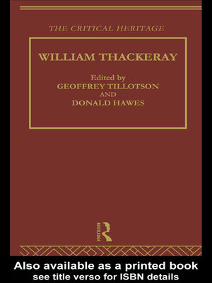 cover image of William Thackeray